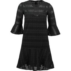 AllSaints DAKOTA RUFFLE Sukienka letnia black. Czarne sukienki damskie marki AllSaints, na lato, bez wzorów, z bawełny, bez kołnierzyka, bez rękawów. W wyprzedaży za 403,60 zł.