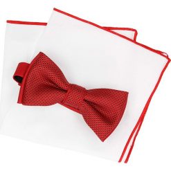 Mucha special czerwony classic 208. Czerwone muszki męskie marki Recman, bez wzorów. Za 39,00 zł.