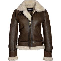 Kurtki damskie: Schott NYC Kurtka skórzana dark brown
