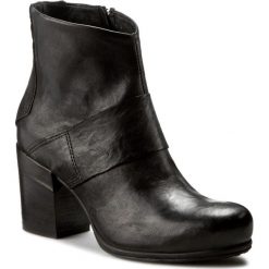 Botki KHRIO - 162K8810RQ Rodeo Nero. Czarne buty zimowe damskie marki Khrio, ze skóry, na obcasie. W wyprzedaży za 389,00 zł.