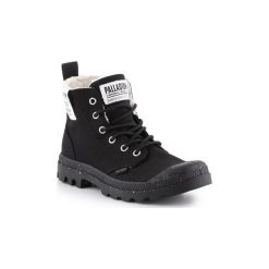 Buty Palladium Pampa Earth 76437-008-M. Czarne trampki i tenisówki damskie Palladium, bez wzorów, bez zapięcia. Za 449,00 zł.