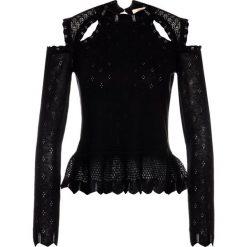Sweter TwinSet 192TP3192. Czarne swetry damskie Twinset, m, bez wzorów, z lyocellu, klasyczne, bez rękawów, bez kaptura. W wyprzedaży za 469,00 zł.