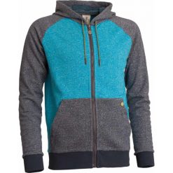 Bluzy męskie: Woox Męska Bluza z Kapturem Universitatis Blue Szaro-nieb r. M