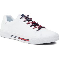 Sneakersy TOMMY JEANS - Essential Tommy Jeans Sneaker EM0EM00389 White YBS. Białe sneakersy męskie Tommy Jeans, bez zapięcia. W wyprzedaży za 269,00 zł.