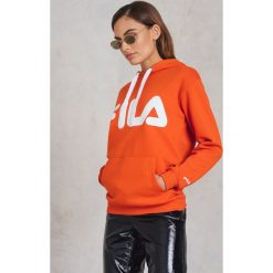 FILA Bluza z kapturem Classic Logo - Orange. Pomarańczowe bluzy męskie rozpinane marki Fila, s, z nadrukiem, z długim rękawem, długie, z kapturem. Za 220,95 zł.