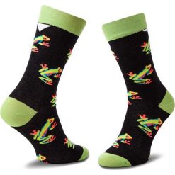 Skarpety Wysokie Unisex CUP OF SOX - Sepleniąca Stłasna Zaba W Cełni Czarny. Czarne skarpetki damskie marki Cup of sox, bez wzorów, z elastanu. Za 24,00 zł.