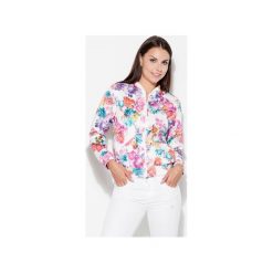Kurtka K287 Kwiaty. Kurtki damskie KATRUS, na lato, xl, w kwiaty, z tkaniny, bez kaptura. Za 139,00 zł.