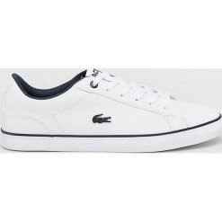 Lacoste - Tenisówki Lerond Bl 2 Cuj. Białe trampki dziewczęce Lacoste, bez wzorów, z gumy, na sznurówki. Za 269,90 zł.