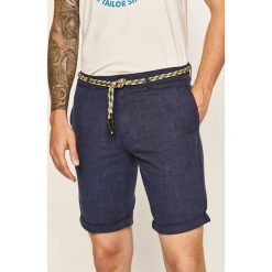 Tom Tailor Denim - Szorty. Niebieskie spodenki i szorty męskie TOM TAILOR DENIM, xxl, bez wzorów, z bawełny, casualowe. W wyprzedaży za 99,90 zł.
