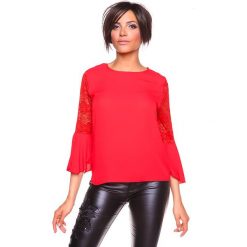 T-shirty damskie: Koszulka "Sisi" w kolorze czerwonym