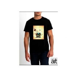 T-shirt : " Snoopy-Miro ". Czarne t-shirty męskie Life is art, xxl, bez wzorów, klasyczne, z klasycznym kołnierzykiem. Za 120,00 zł.