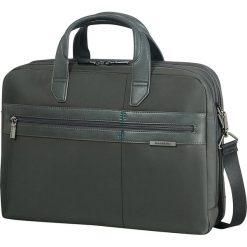 Torba w kolorze czarnym na laptopa - (S)42 x (W)35 x (G)18 cm. Czarne torby na laptopa Samsonite, w paski, z poliesteru. W wyprzedaży za 343,95 zł.
