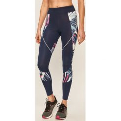 Desigual Sport - Legginsy. Niebieskie legginsy sportowe damskie Desigual Sport, s, bez wzorów, z elastanu. W wyprzedaży za 219,90 zł.
