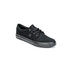 Buty DC Shoes TRASE TX M SHOE 3BK. Czarne trampki męskie DC Shoes, bez wzorów, bez zapięcia. Za 245,70 zł.