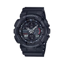 Zegarek G-SHOCK - GA-140-1A1ER Black/Black. Czarne zegarki męskie G-Shock. W wyprzedaży za 369,00 zł.