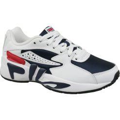 Fila Mindblower Wmn 5RM00161-125. Białe buty sportowe damskie Fila, bez wzorów, ze skóry, sportowe. W wyprzedaży za 279,99 zł.