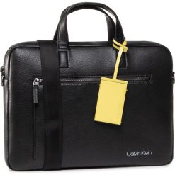 Torba na laptopa CALVIN KLEIN - Ck Qt Pocket Laptop K50K505692 BLK. Czarne torby na laptopa Calvin Klein, bez wzorów, ze skóry ekologicznej. Za 749,00 zł.