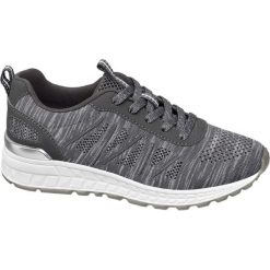 Sneakersy damskie Graceland popielate. Szare sneakersy damskie Graceland, z materiału. Za 119,90 zł.