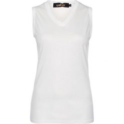 Top w kolorze białym. Białe bluzki damskie marki Usha, Icebound & more. W wyprzedaży za 55,95 zł.