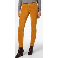 Marc O'Polo - Spodnie damskie – Alby Slim, żółty. Żółte spodnie damskie Marc O'Polo, bez wzorów. Za 559,95 zł.
