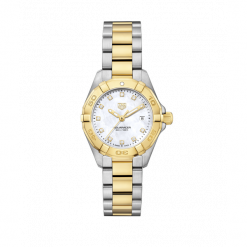 ZEGAREK TAG HEUER AQUARACER LADY QUARTZ WBD1422.BB0321. Białe zegarki damskie marki TAG HEUER, szklane. Za 9990,00 zł.