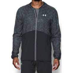 Kurtki sportowe męskie: Under Armour Kurtka męska Run True SW Printed Jacket czara r. M (1300729-001)