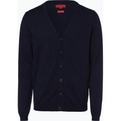 Finshley & Harding - Kardigan męski, niebieski. Niebieskie kardigany męskie marki Finshley & Harding, s, bez wzorów, prążkowane. Za 179,95 zł.