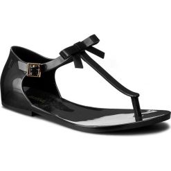 Sandały MELISSA - Honey Ad 31885 Black 31885. Czarne klapki damskie Melissa, bez wzorów, z tworzywa sztucznego, bez obcasa, na obcasie. W wyprzedaży za 189,00 zł.
