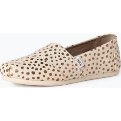 TOMS - Półbuty damskie, różowy. Niebieskie półbuty damskie wsuwane marki Toms, z jeansu. Za 99,95 zł.