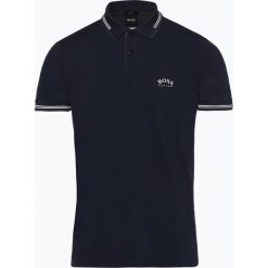 BOSS Athleisure - Męska koszulka polo – Paul Curved, niebieski. Niebieskie koszulki męskie BOSS Athleisure, m, bez wzorów, sportowe, bez rękawów. Za 399,95 zł.