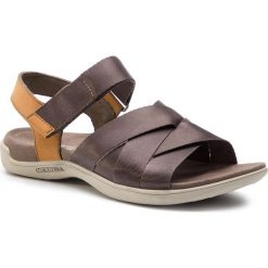 Sandały MERRELL - District Maya Backstrap J97250 Falcon. Pomarańczowe klapki damskie Merrell, bez wzorów, ze skóry ekologicznej, sportowe, bez obcasa, bez zapięcia, outdoorowe. Za 299,00 zł.
