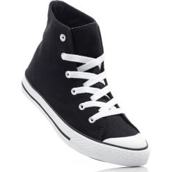 Wysokie sneakersy bonprix czarny. Czarne buty sportowe damskie bonprix. Za 54,99 zł.