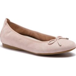 Baleriny TAMARIS - 1-22102-22 Rose Dots 535. Różowe baleriny damskie Tamaris, bez wzorów, ze skóry, klasyczne, bez obcasa, bez zapięcia. Za 219,90 zł.