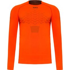 Koszulka z długim rękawem X-BIONIC THE TRICK 4.0 RUN. Pomarańczowe koszulki męskie X BIONIC, bez wzorów, bez kołnierzyka, z długim rękawem, długie. Za 500,00 zł.
