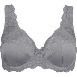 Biustonosz bonprix szary. Szare biustonosze bonprix, w paski, z koronki. Za 37,99 zł.