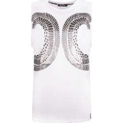Roberto Cavalli T-shirt. Bluzki damskie Roberto Cavalli, z nadrukiem, z okrągłym kołnierzem. Za 179,00 zł.