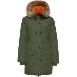 Parka Superdry Rookie Down W5000052A. Zielone kurtki damskie Superdry, na zimę, bez wzorów, bez kaptura. W wyprzedaży za 489,00 zł.