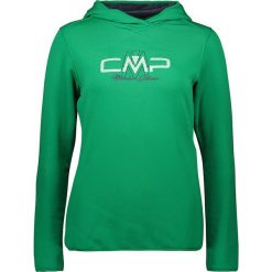 Bluza polarowa w kolorze zielonym. Zielone bluzy damskie CMP Women, z nadrukiem, ze skóry, bez rękawów, bez kaptura. W wyprzedaży za 129,95 zł.