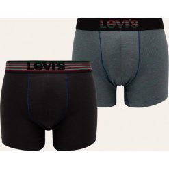 Levi's - Bokserki (2-pack). Czarne bokserki męskie Levi's®, bez wzorów, z elastanu. W wyprzedaży za 89,90 zł.