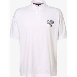 Tommy Hilfiger - Męska koszulka polo, biały. Białe koszulki męskie TOMMY HILFIGER, m, bez wzorów, z bawełny, bez rękawów. Za 379,95 zł.