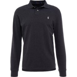 Polo Ralph Lauren SLIM FIT Koszulka polo dark granite heat. Szare koszulki męskie Polo Ralph Lauren, s, bez wzorów, z bawełny, polo, bez rękawów. Za 459,00 zł.