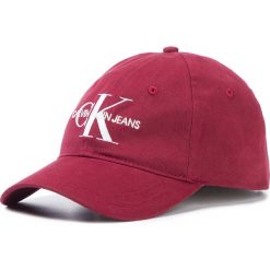 Czapka z daszkiem CALVIN KLEIN JEANS - J Monogram Cap With Embroidery K60K606246 XAI. Czerwone czapki męskie Calvin Klein Jeans, bez wzorów, z bawełny. Za 159,00 zł.