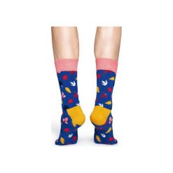 Skarpetki Happy Socks FAL01-6001. Szare skarpetki męskie Happy Socks, z bawełny. Za 24,43 zł.