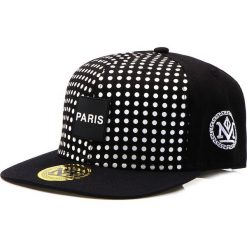 Czapki z daszkiem męskie: Czapka męska snapback czarna (hx0177)