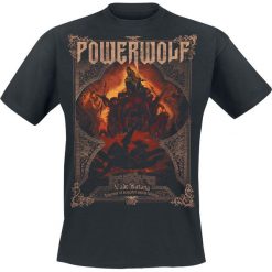 Powerwolf Vade Satana - Metal Is Religion T-Shirt czarny. Czarne t-shirty męskie z nadrukiem Powerwolf, xl, z dekoltem na plecach. Za 89,90 zł.