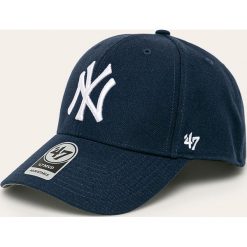 47brand - Czapka New York Yankees. Niebieskie czapki męskie 47brand, z bawełny. Za 89,90 zł.