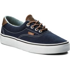 Tenisówki VANS - Era 59 VA38FSQ6Z (C&L) Dress Blues/Acid De. Niebieskie półbuty damskie Vans, bez wzorów, ze skóry, bez zapięcia. W wyprzedaży za 189,00 zł.