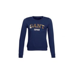 Bluzy Gant GIFT GIVING LOGO SWEAT. Niebieskie bluzy damskie GANT, l. Za 429,00 zł.