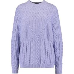 Swetry klasyczne damskie: JUST FEMALE TURO CABLE Sweter lavender