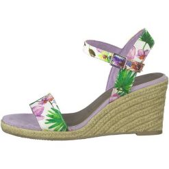 Tamaris Damskie Sandały 41 Wielobarwny. Szare sandały damskie Tamaris, bez wzorów, eleganckie, bez obcasa, bez zapięcia. Za 169,00 zł.